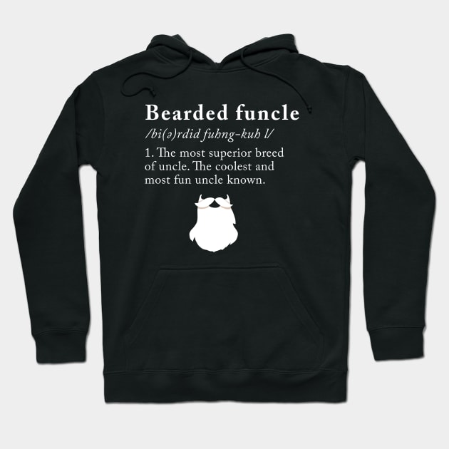 Bearded funcle Hoodie by sunima